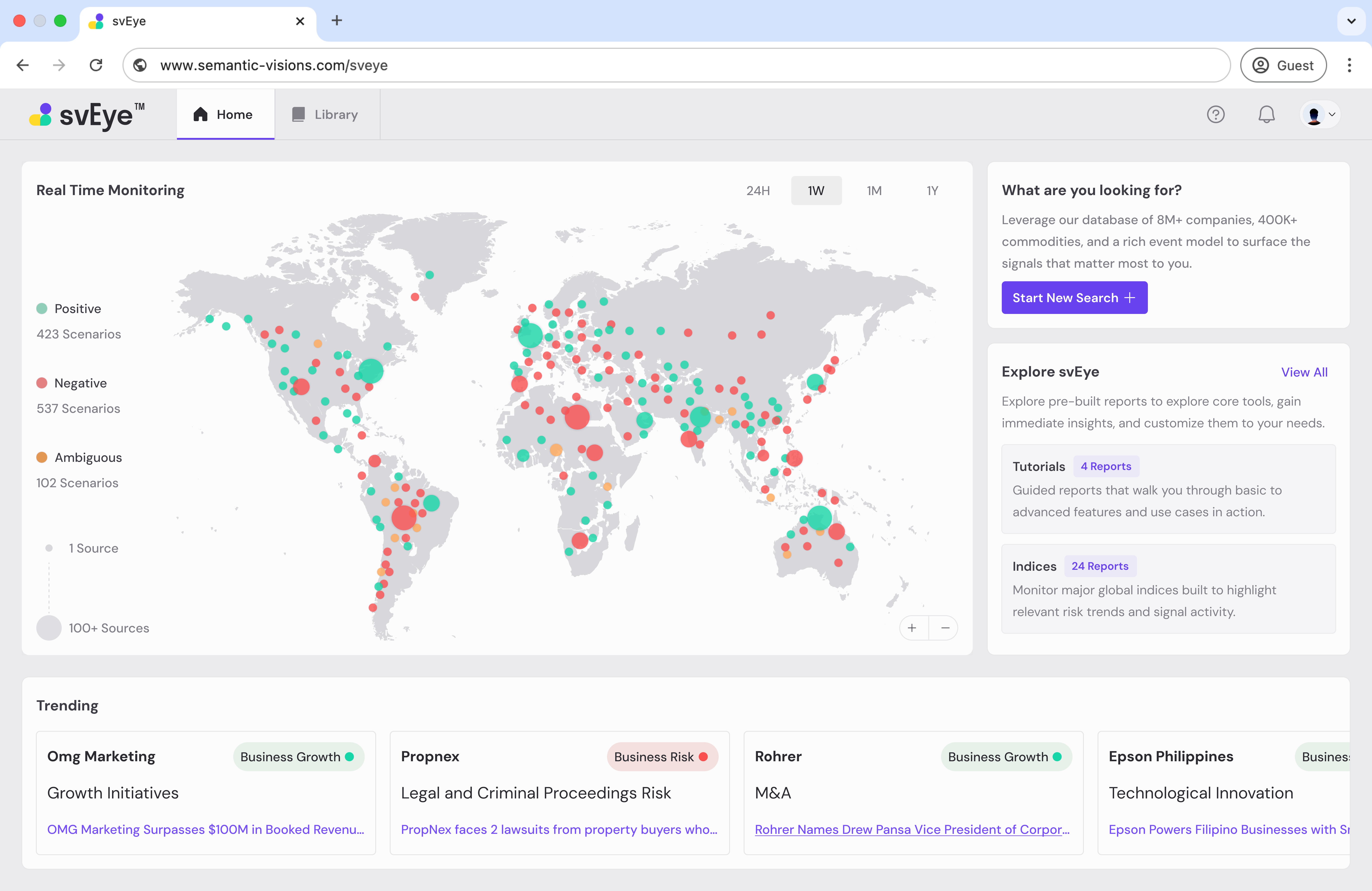 svEye dashboard